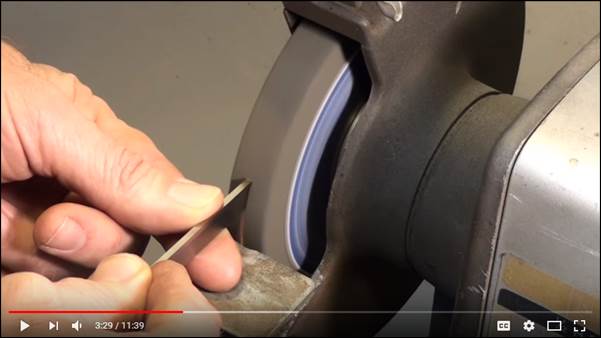 How to Sharpen a Metal Lathe Parting Tool 
