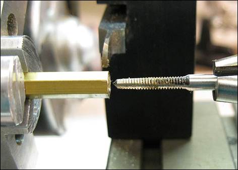Image result for power tap on lathe