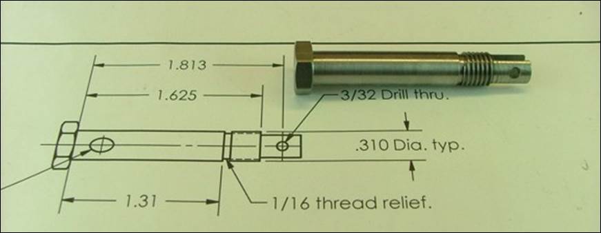 Image result for thread relief on  shaft