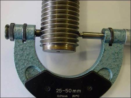 Image result for using thread micrometer