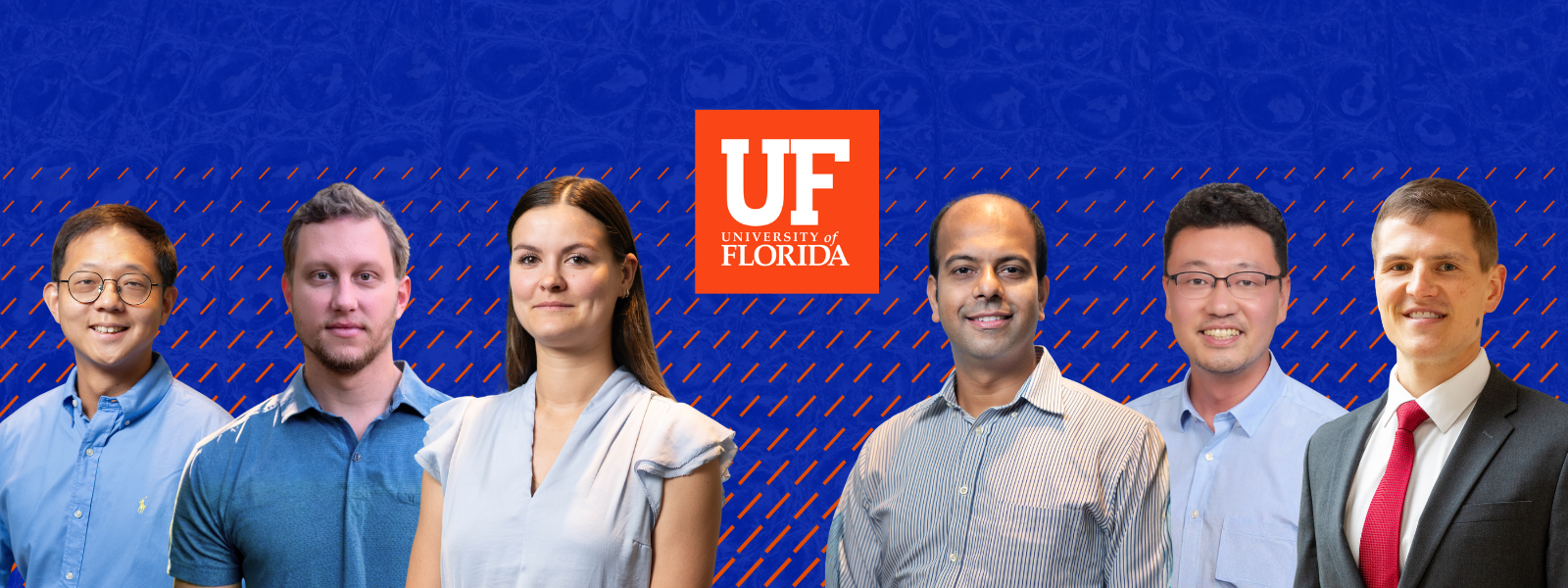 Banner image featuring headshots of Doctors Sunjae Kim, Piran Kidambi, Jaeyun Moon, Claire Gregoire, Jack Famiglietti, Chase Hartquist